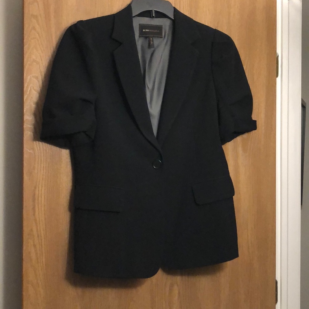 BCBGMAXAZRIA Black Blazer Large